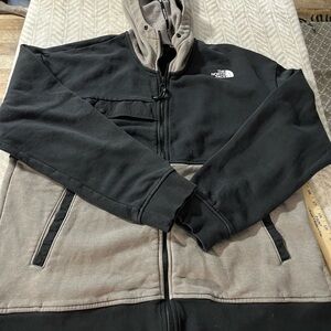 The North Face Men's Black and Tan Performance Jacket Large